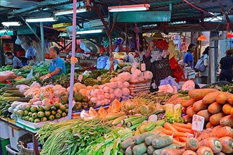 Typical fruit and vegetable stall