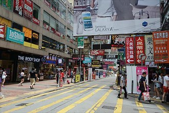 Mongkok shopping district in Kowloon