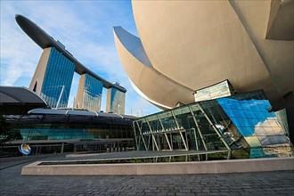 Marina Bay Sands Hotel and the Art and Science Museum