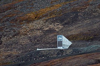 Entrance to the Svalbard Global Seed Vault