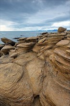 Festningen sandstone rock formation near Boltodden