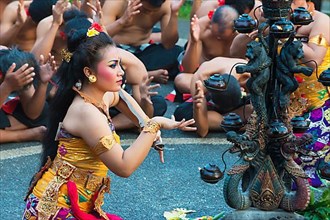 Balinese Kecak dance performance