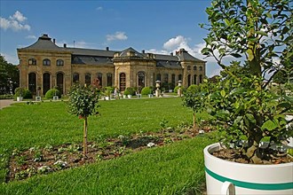 Baroque gardens with orangery