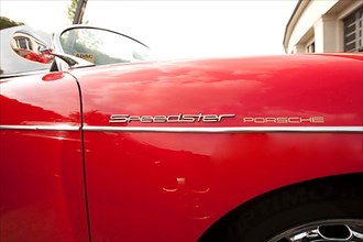 Lettering Porsche Speedster