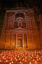Petra by night