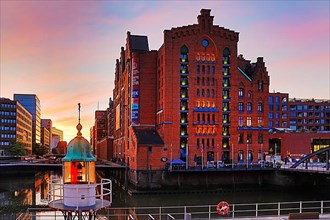 International Maritime Museum Hamburg at sunrise