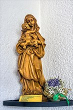 Virgin Mary figure with baby Jesus