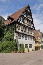 Half-timbered house in Badstrasse in Calw