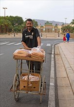 Moroccan bread seller