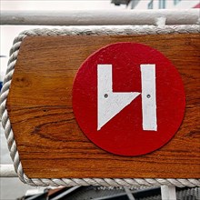 Logo of the Hurtigruten shipping company