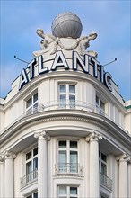 Roof gable Hotel Atlantic Kempinski with globe