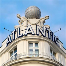 Roof gable Hotel Atlantic Kempinski with globe