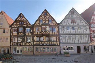 Half-timbered houses in the main street in Bad Wimpfen