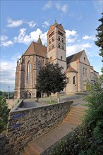 Romanesque Stephansmuenster as a landmark on the Burgberg