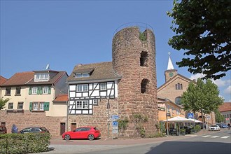 Rose Tower with town wall