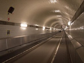 The west tube of the old Elbe tunnel