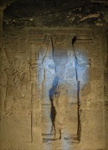 Statue in the Hathor Temple of Nefertari