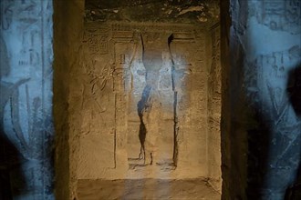 Statue in the Hathor Temple of Nefertari