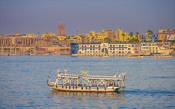 Excursion boat on the Nile at Luxor