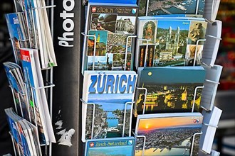 Sales Stand Postcards Zurich
