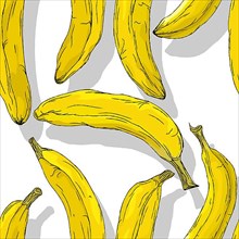 Bananas repeating pattern