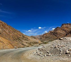 Manali-Leh road to Ladakh in Indian Himalayas. Ladakh