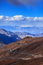 Road in Himalayas near Tanglang la Pass