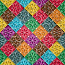 Decorative mosaic background in colors