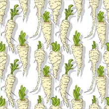 Parsnip roots repeating pattern