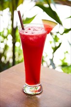 Watermelon juice cocktail in asia