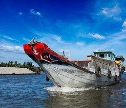 Boat. Mekong river delta