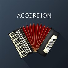 Accordion icon in colors