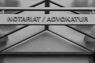 Lettering Notary's Office Advocacy