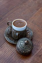 A cup of tranditional Turkish Coffee