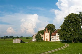Farm with chapel