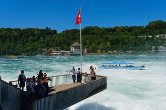 Viewing Terrace at the Rhine Falls