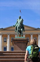 Equestrian statue of King Charles III John