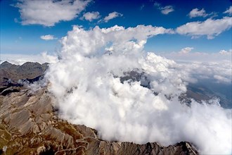 Aerial view of Monte Viso