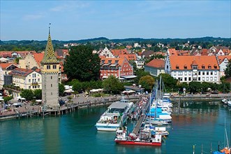 Harbor with Mangturm tower