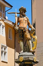 Figure of William Tell at the Tellenbrunnen