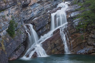 Cameron Falls in Waterton Lakes National Park