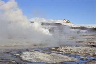 Geysir Geothermal Area in Haukadalur Valley