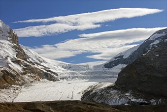 Retreat of the Athabasca Glacier