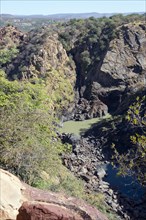 Ruacana Falls without water