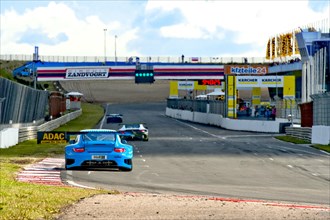 Porsche GT3 RS on race track