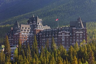 The Banff Springs Hotel in Scottish Baronial Style in Banff National Park