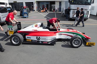 F4 racing car of Mick Schumacher