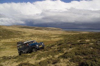 Off-road cruising in the Falkland Islands