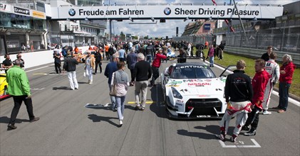 Nuerburgring race track grid