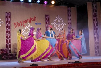 Kathak dance in Natiyanjali festival in Perur temple